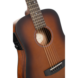 Guitarra Cort Earth Go Hyvibe, funda