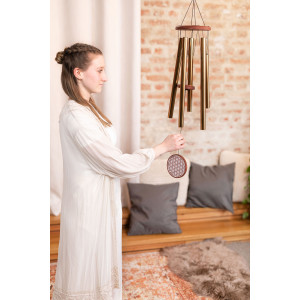Chimes Sonic Energy Flower of Life 36"