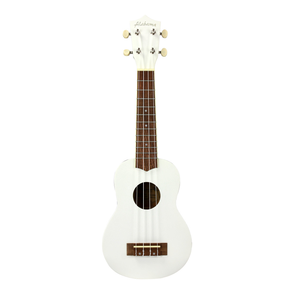 Alabama White Soprano Ukulele