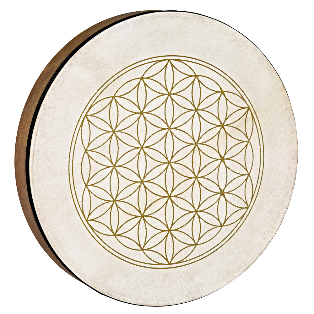 Hand Drum Sonic Energy 16" Brown Flower