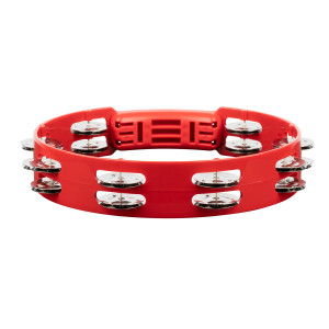 Pandereta Meinl ABS roja 25 cm 1 fila de platillos