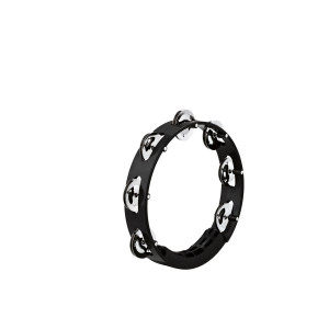 Pandereta Meinl Abs Negra 20 cm 1 aro de platillos