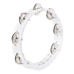 Meinl Abs White Tambourine 20 cm 1 Row Cymbals