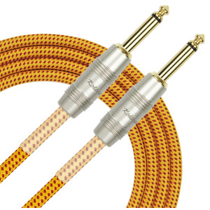 Cable de guitarra Kirlin 6 m Jack Jack naranja