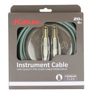 Kirlin 6m Guitar Cable Jack to Jack Olive