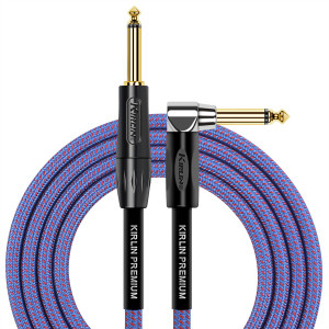 Cable de guitarra Kirlin 3 m jack jack acodado