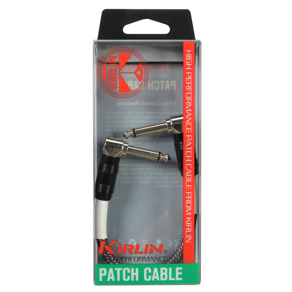 Kirlin 0.15m Gray Jack-Jack Patch Cable