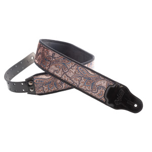 Correa de terciopelo Righton J-Paisley marrón