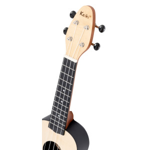 Pack Ukulele Soprano Keiki Erable Lh