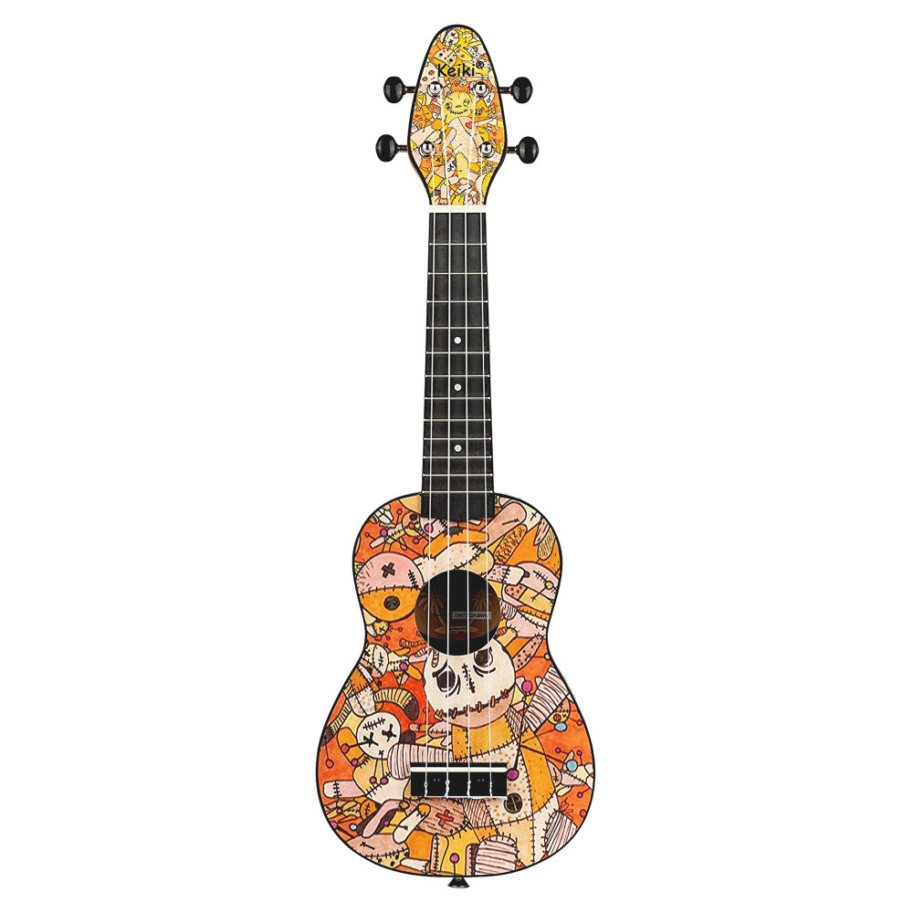 Pack Ukulele Soprano Keiki Voodoo Puppet