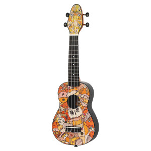 Pack Ukulele Soprano Keiki Voodoo Puppet