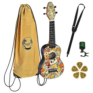 Pack Ukulele Soprano Keiki Voodoo Puppet