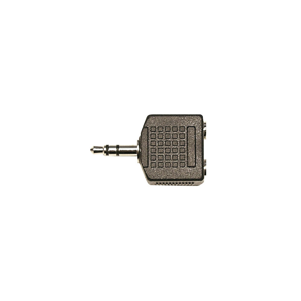Kirlin conector TRS macho 1/4" 2xTRS 1/8" F