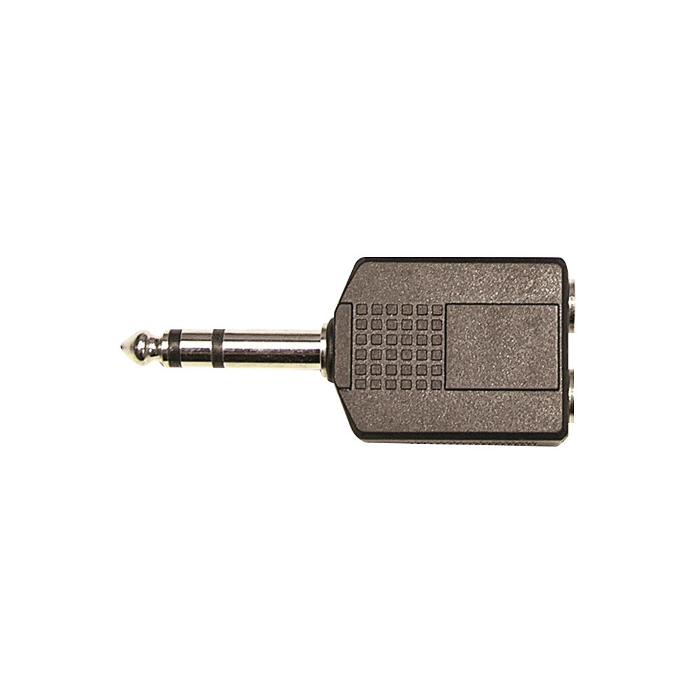 Kirlin Ficha TRS macho de 1/4" 2x TRS 1/4" F