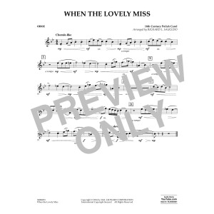 When the Lovely Miss (18th Century Polish Carol) - Oboe