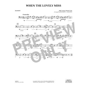 When the Lovely Miss (18th Century Polish Carol) - Bassoon