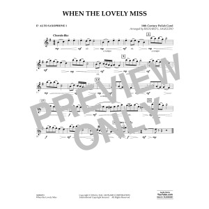 When the Lovely Miss (18th Century Polish Carol) - Eb Alto Saxophone 1