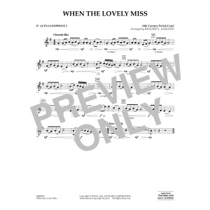 When the Lovely Miss (18th Century Polish Carol) - Eb Alto Saxophone 2