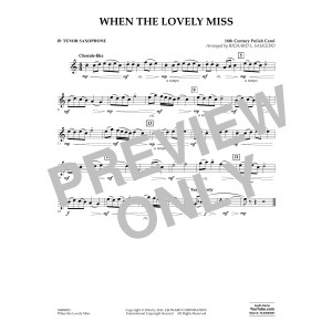 When the Lovely Miss (18th Century Polish Carol) - Bb Tenor Saxophone