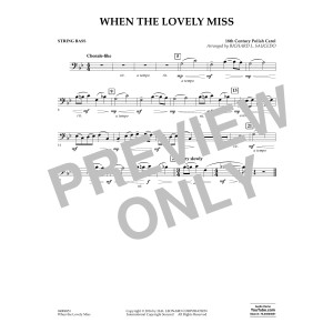When the Lovely Miss (18th Century Polish Carol) - Bass