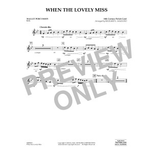 When the Lovely Miss (18th Century Polish Carol) - Mallet Percussion