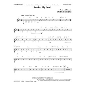 Awake, My Soul! - Acoustic Guitar