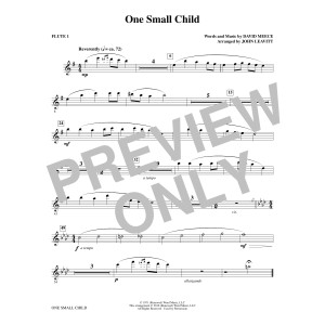 One Small Child - Flute 1