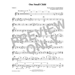 One Small Child - Violin 1
