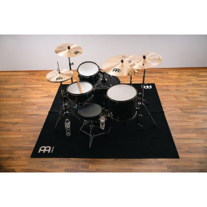 Alfombra de batería Meinl negro/blanco grande