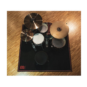 Alfombra para batería Meinl negra grande