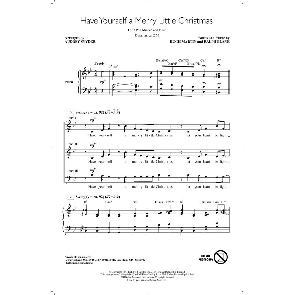 Have Yourself A Merry Little Christmas