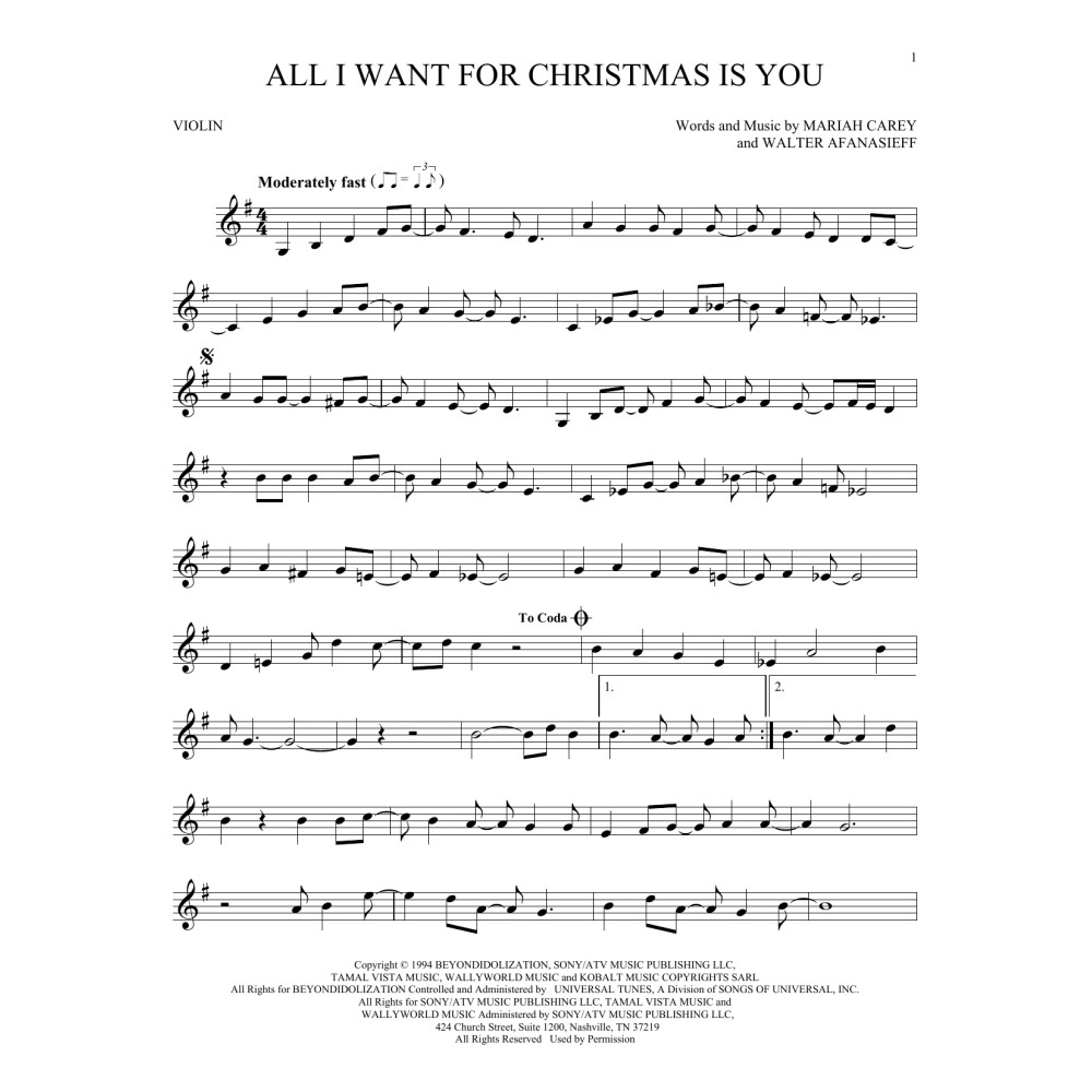 All I Want For Christmas Is You