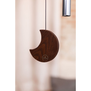Chimes Sonic Energy Moon 35", Argent