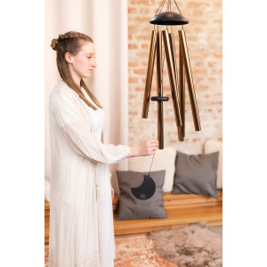 Chimes Sonic Energy Moon 44", bronze