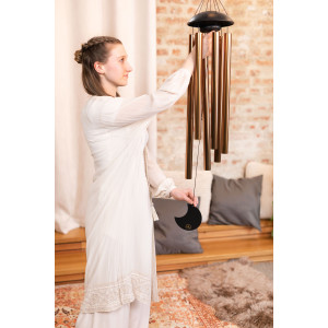 Chimes Sonic Energy Moon 44", bronze