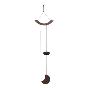 Chimes Sonic Energy Moon 49", Silver