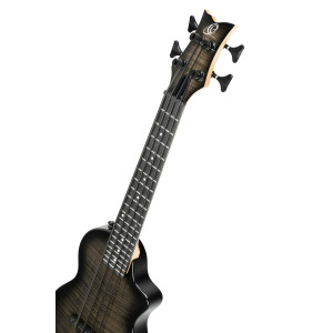 Ortega Bass Ukulele, Neo, Trans Grey