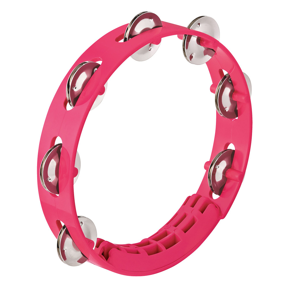 Pandereta Nino ABS 8"/1 fila rosa