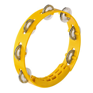 Nino ABS Tambourine 8"/1 Row Yellow