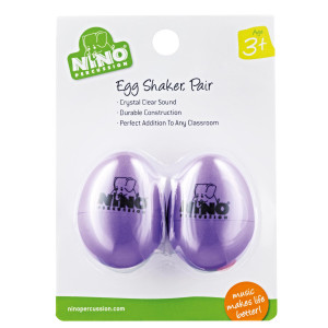 Par de huevos shaker Nino violeta