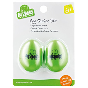 Par de huevos shaker Nino verde