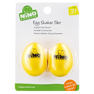 Pair of Yellow Nino Egg Shakers