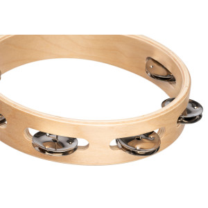 Nino Wood Tambourine 8"/1 Row