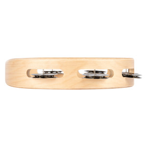 Nino Wood Tambourine 8"/1 Row