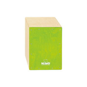Nino 13" Cajon, Birch, Green Front
