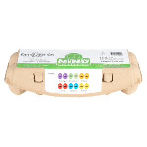 Assortment of 12 Nino Soft Egg Shakers