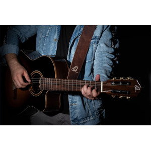 Ortega Suede Peat Guitar Strap