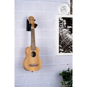 Support Mural Ukulele Ortega Noir