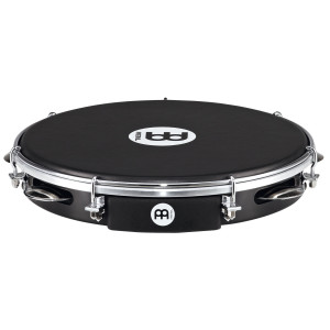 Panderos Meinl de 10" Abs Negro Piel Napa