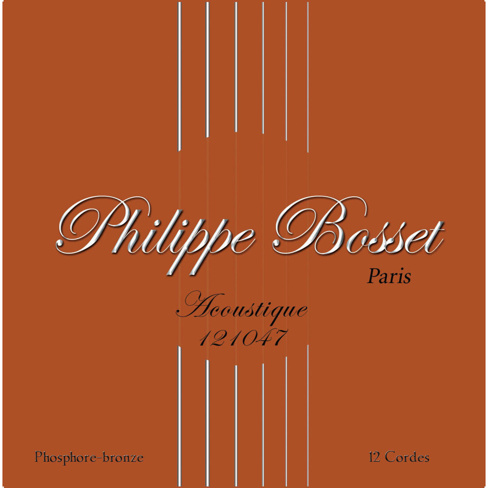 Jeu P.bosset Acoustique 12 Cordes 10-47